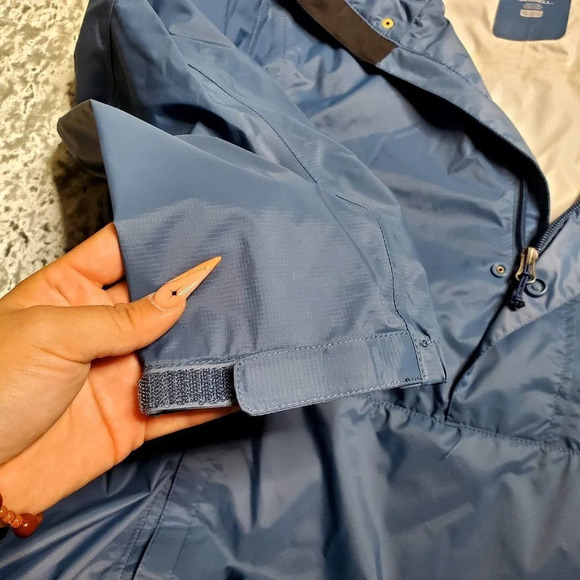 Merrell Blue Hooded Pullover Windbreaker Jacket - Picture 9 of 12